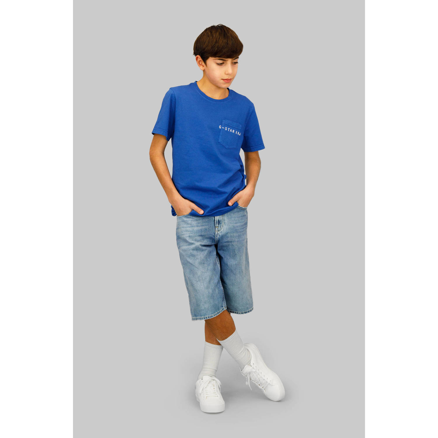 G-STAR T-shirt blauw