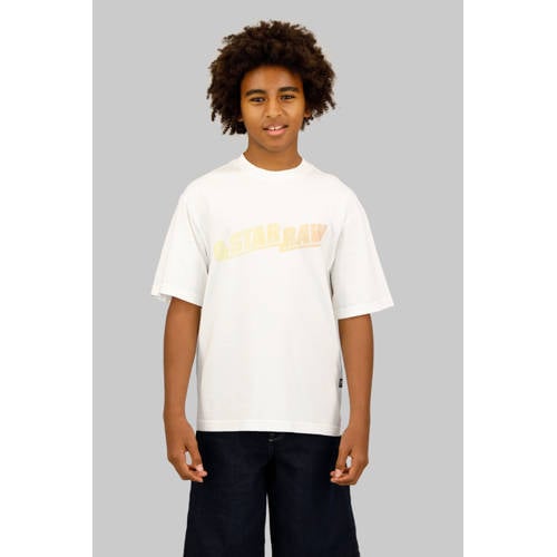 G-STAR T-shirt wit afbeelding