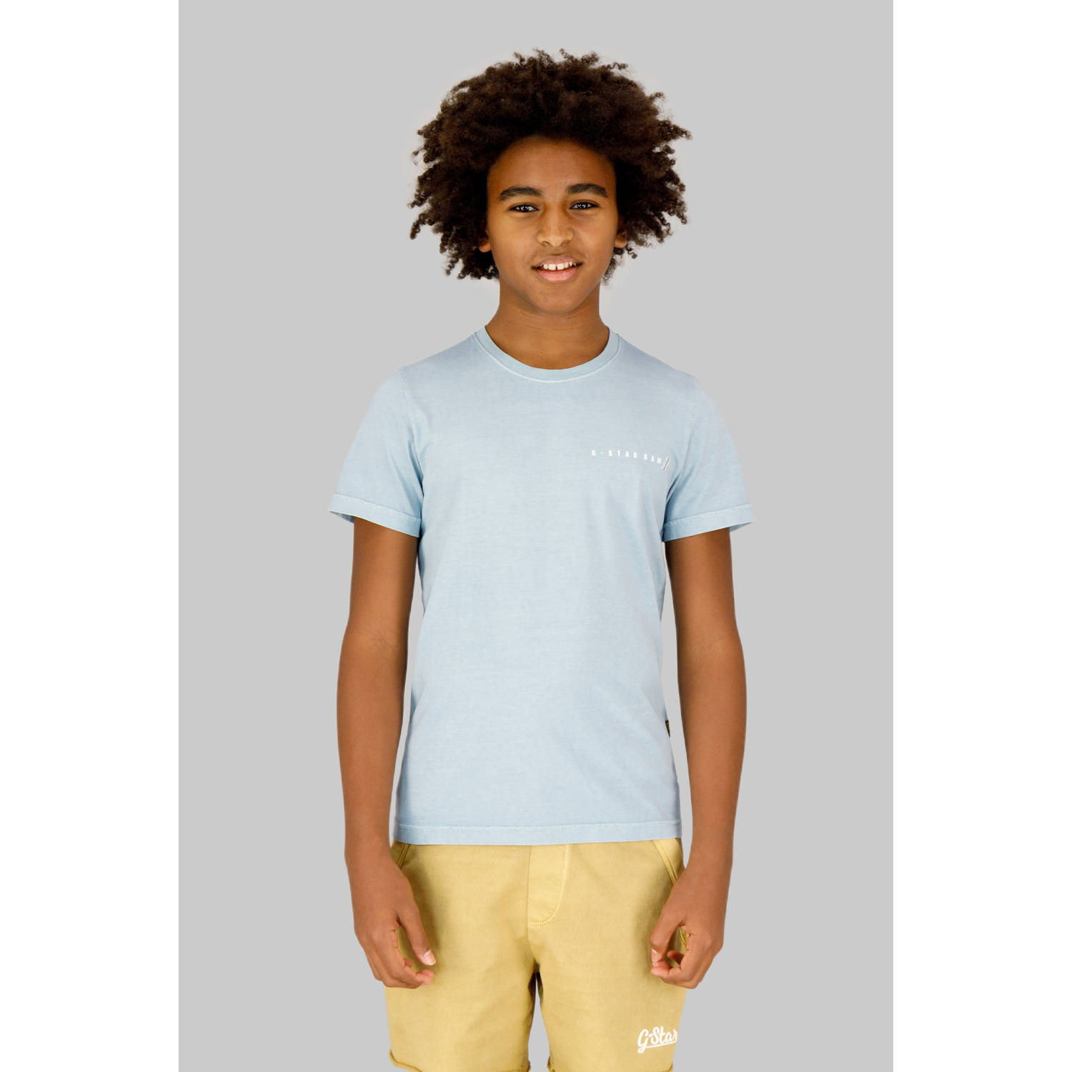 G-STAR T-shirt lichtblauw