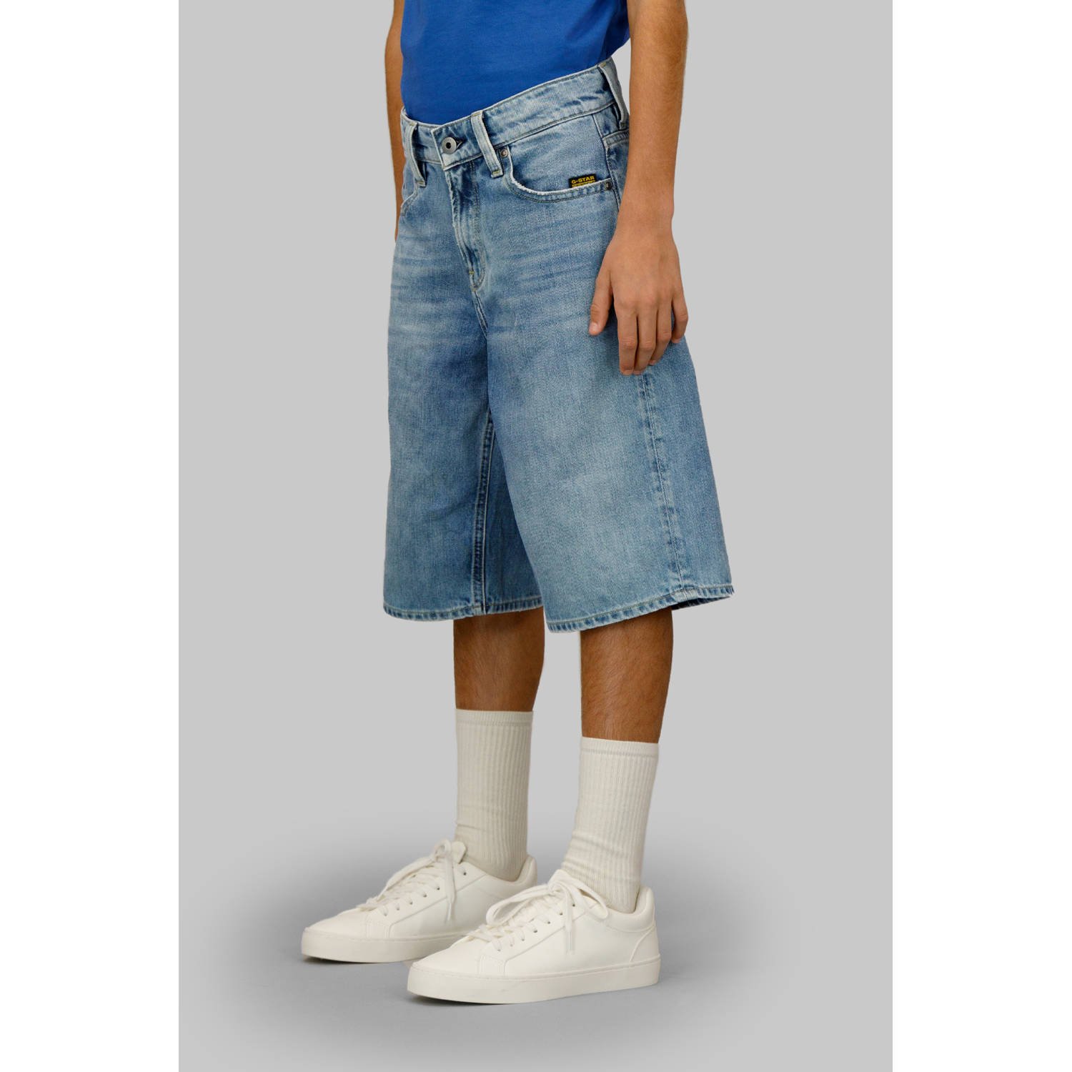 G-STAR denim bermuda short MOSA SUN FADED