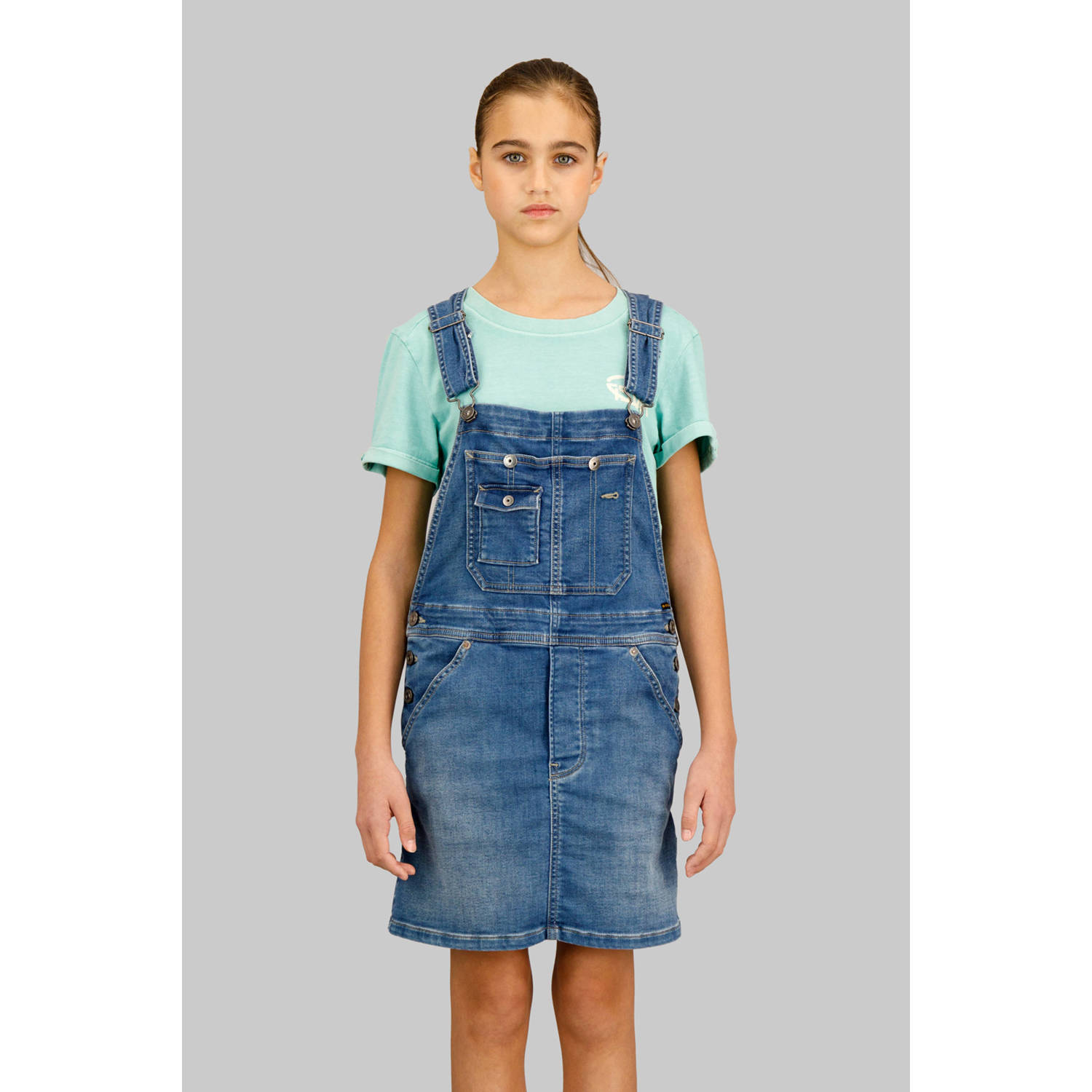 G-STAR spijkerjurk medium blue denim
