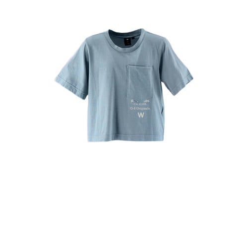 G-STAR T-shirt lichtblauw afbeelding
