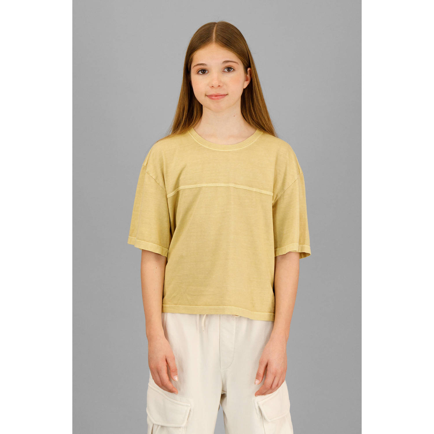G-STAR T-shirt geel