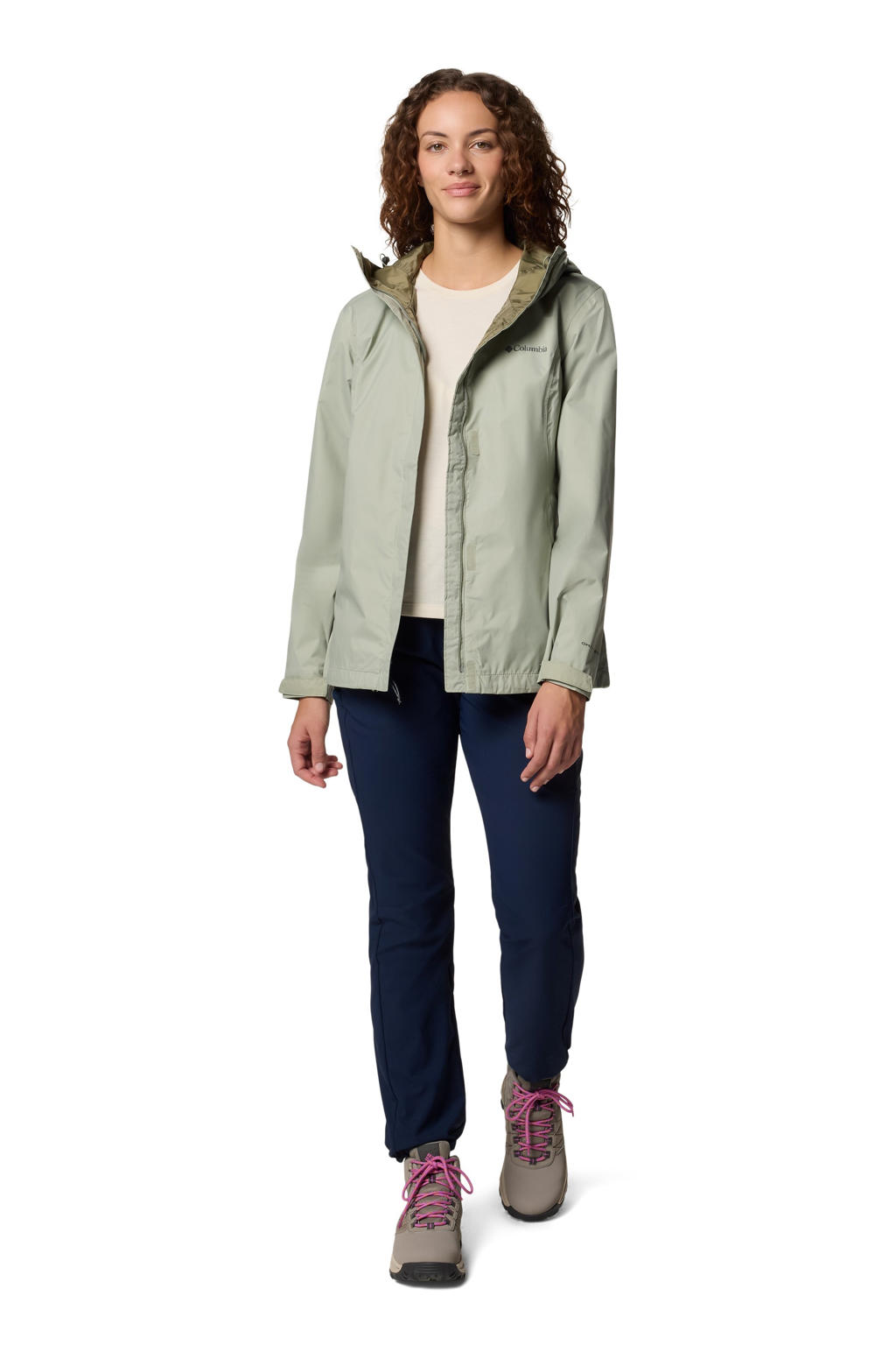 Columbia jas lichtgroen