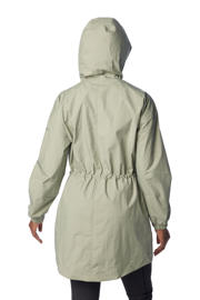 thumbnail: Lichtgroene dames Columbia outdoor jas Splash Side™ II van nylon met lange mouwen, capuchon en ritssluiting