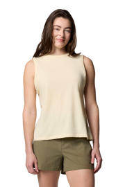 thumbnail: Beige dames Columbia outdoor top van polyester met ronde hals