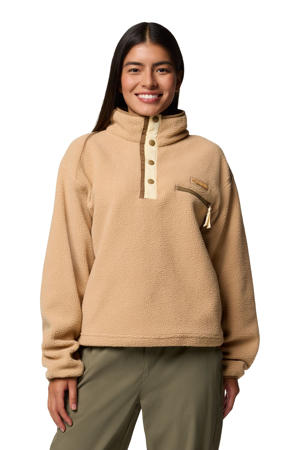 fleece trui Helvetia II lichtbruin