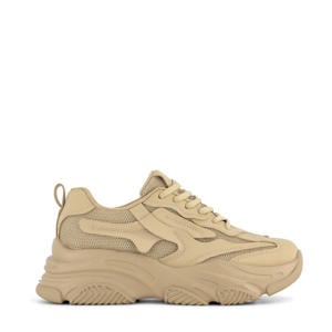 chunky sneakers beige