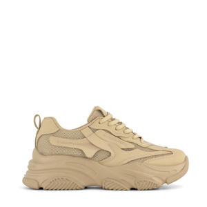 chunky sneakers beige