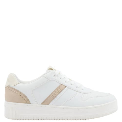 ESPRIT sneakers wit/beige afbeelding