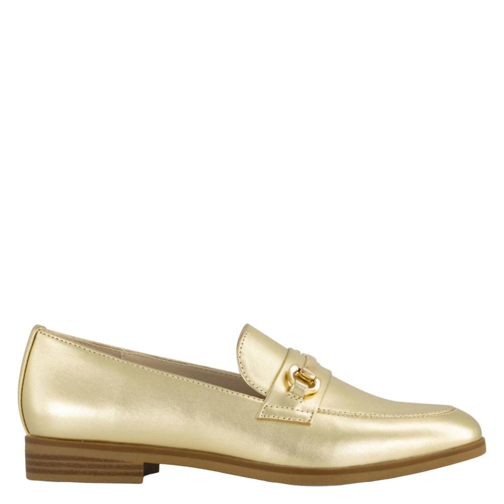 Gouden dames Graceland loafers van rubber/synthetisch