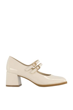 lak pumps ecru