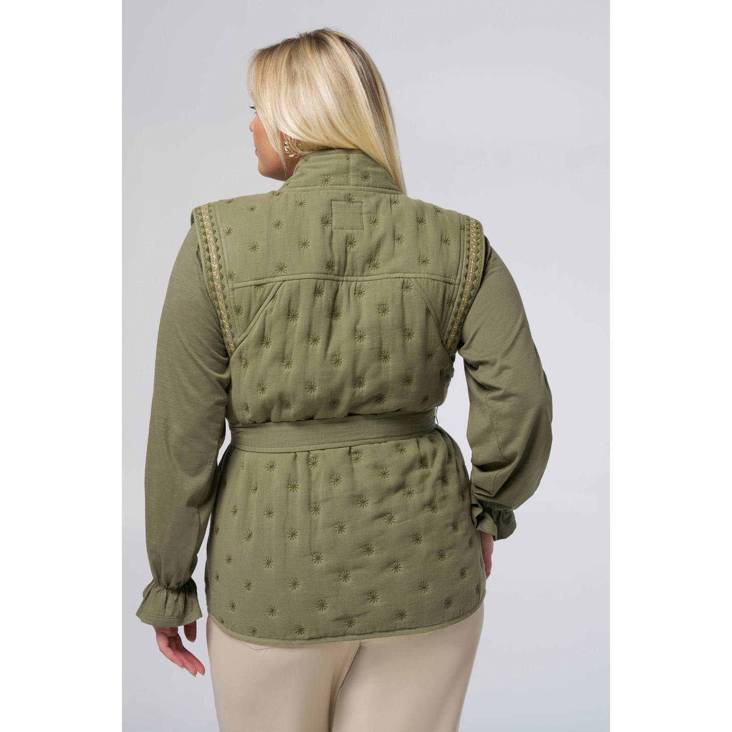 MS Mode gilet kaki