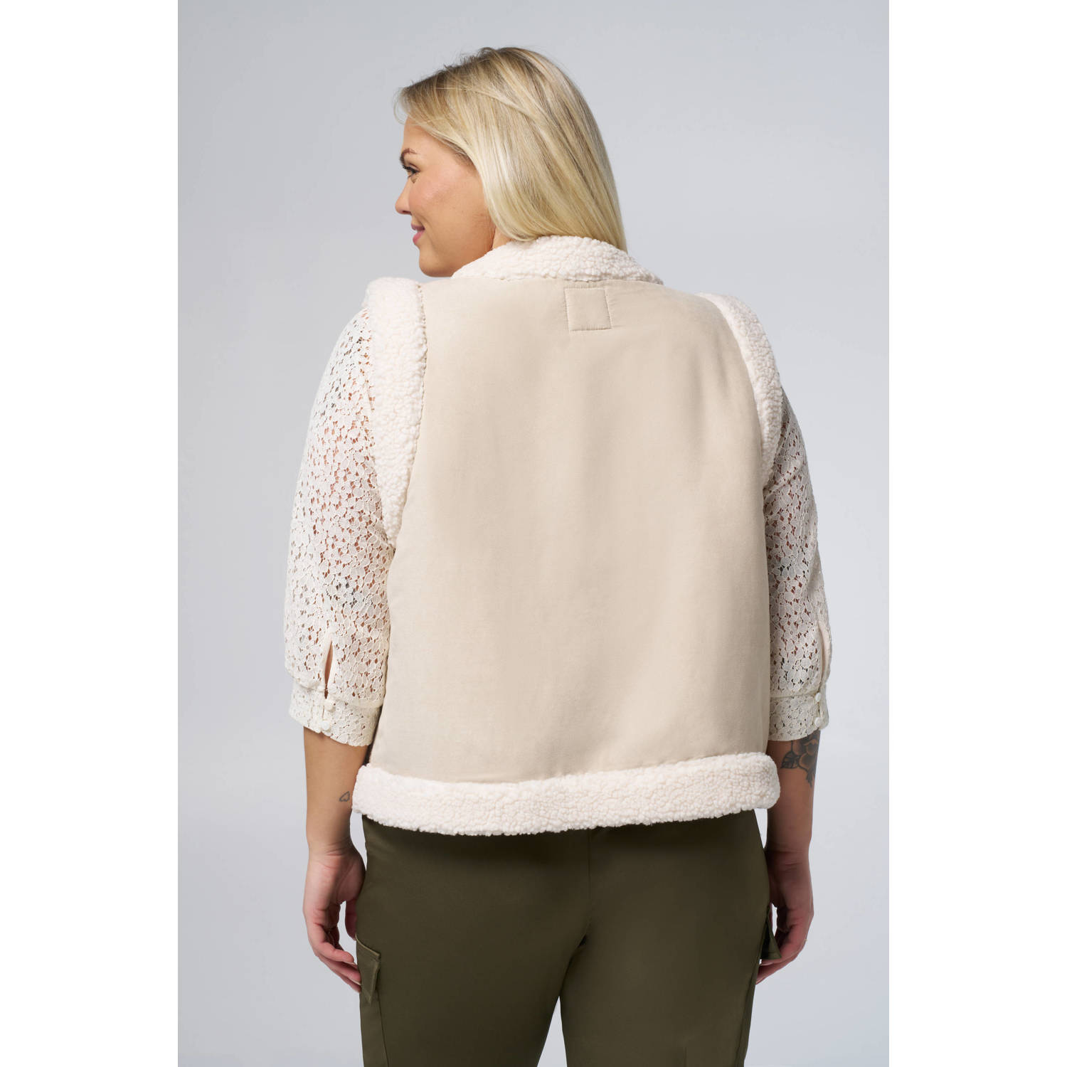 MS Mode gilet crème