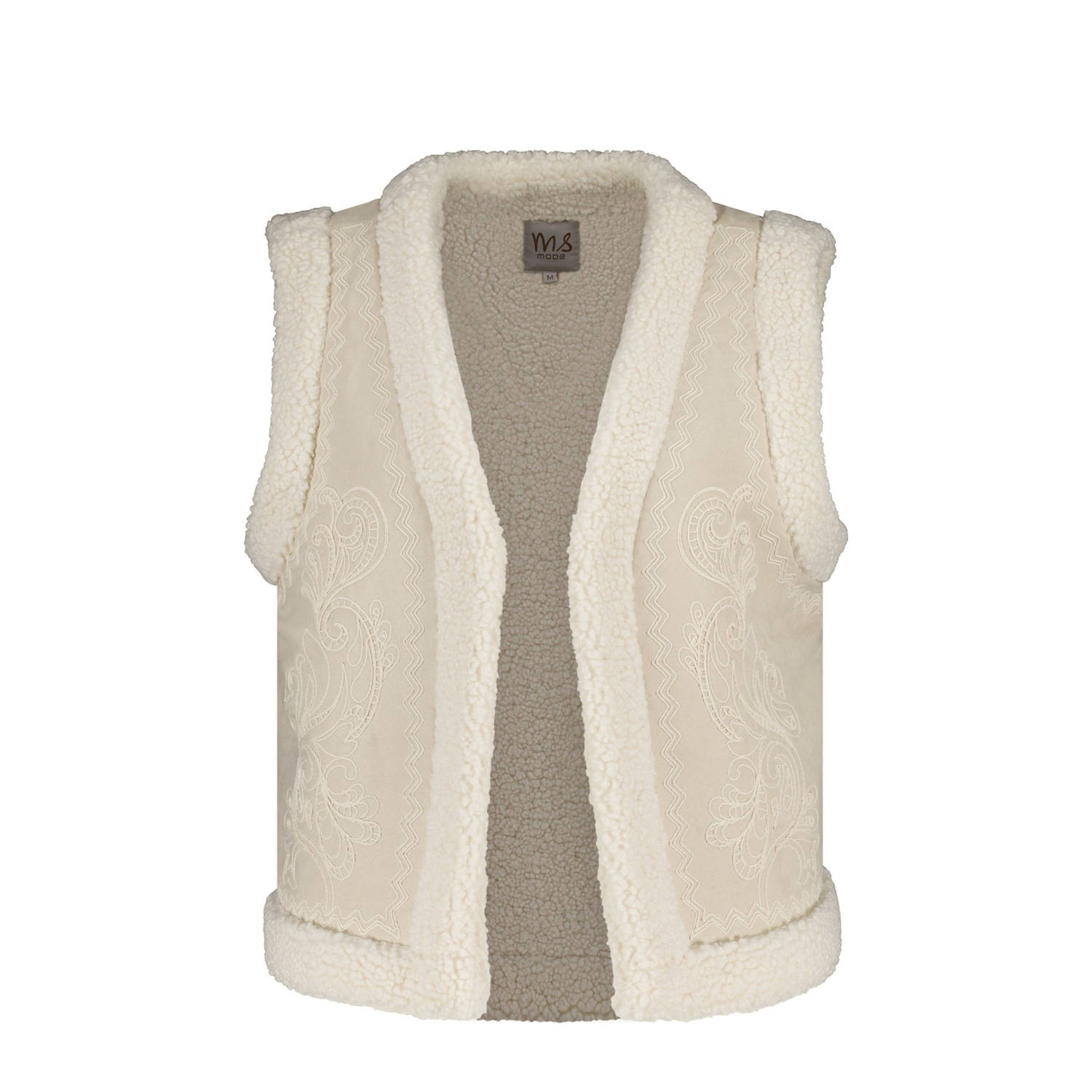 MS Mode gilet crème