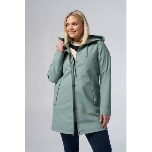 MS Mode regenjas mintgroen afbeelding