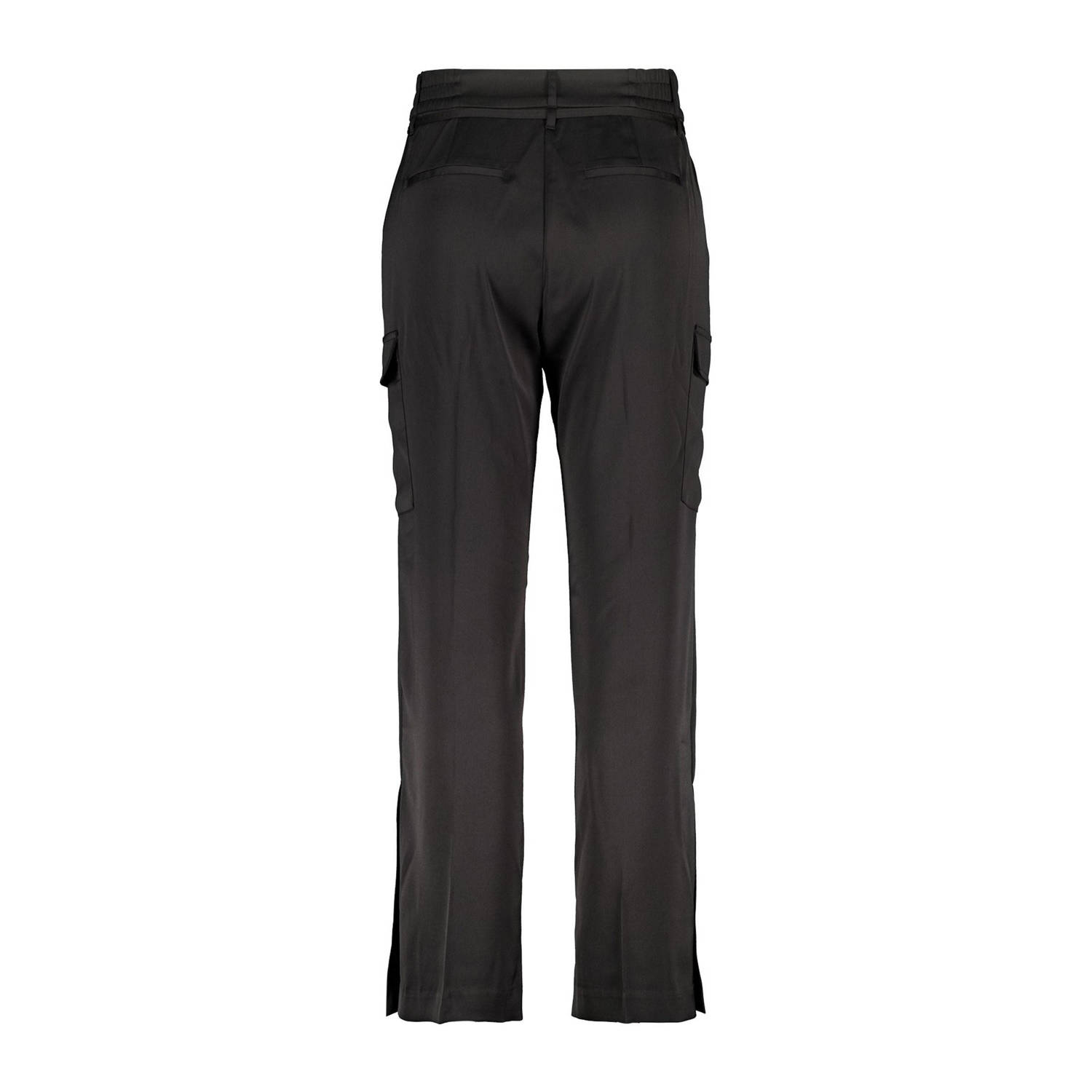 MS Mode straight high waist broek zwart