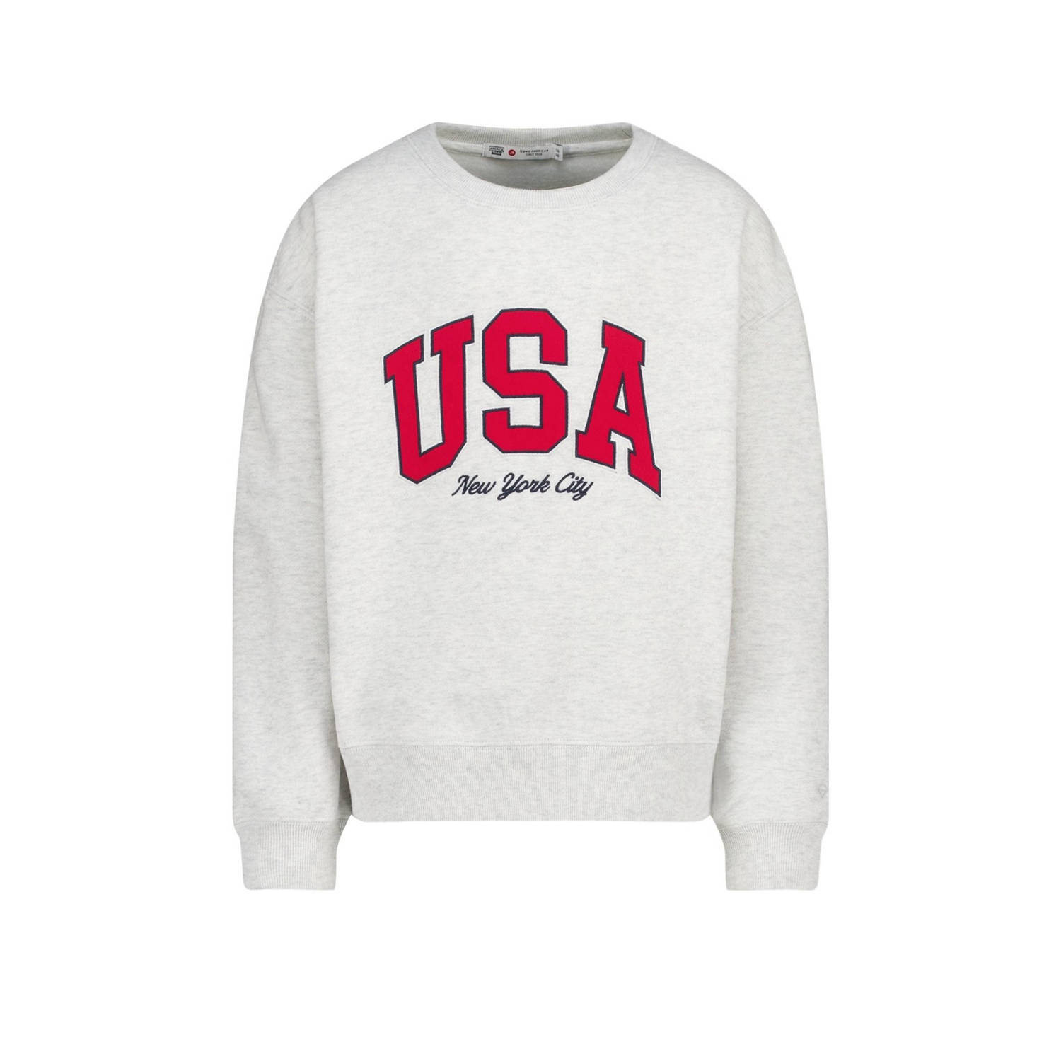 America Today sweater grijs