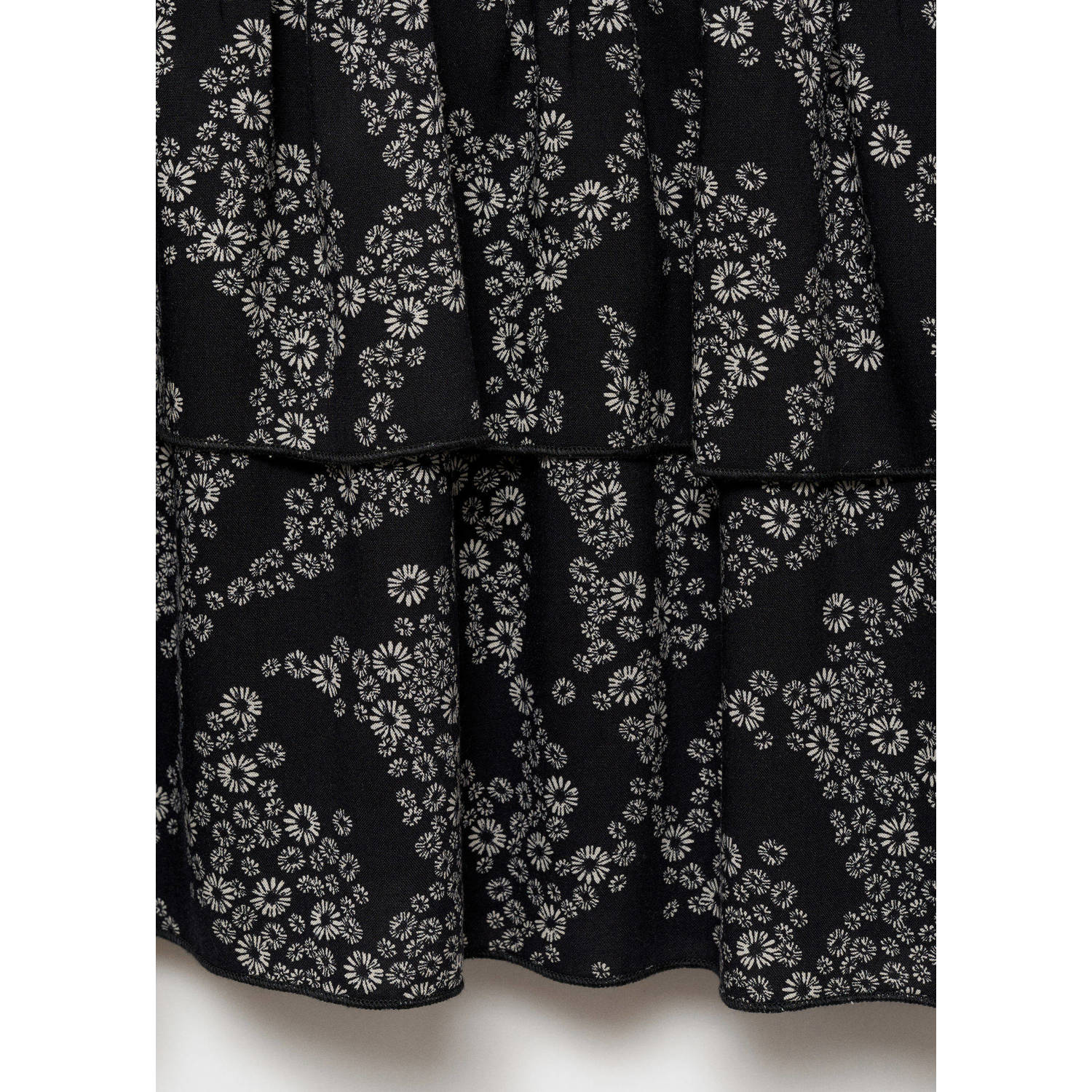 MANGO TEEN midi jurk zwart