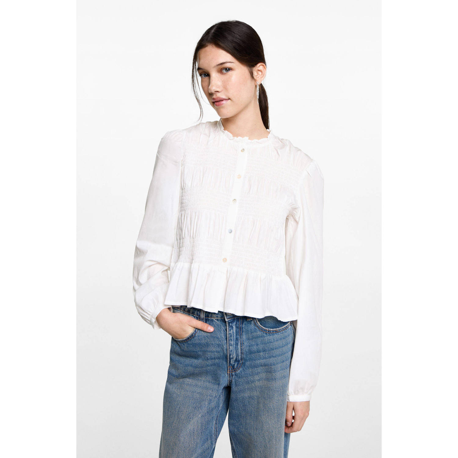 MANGO TEEN blouse wit