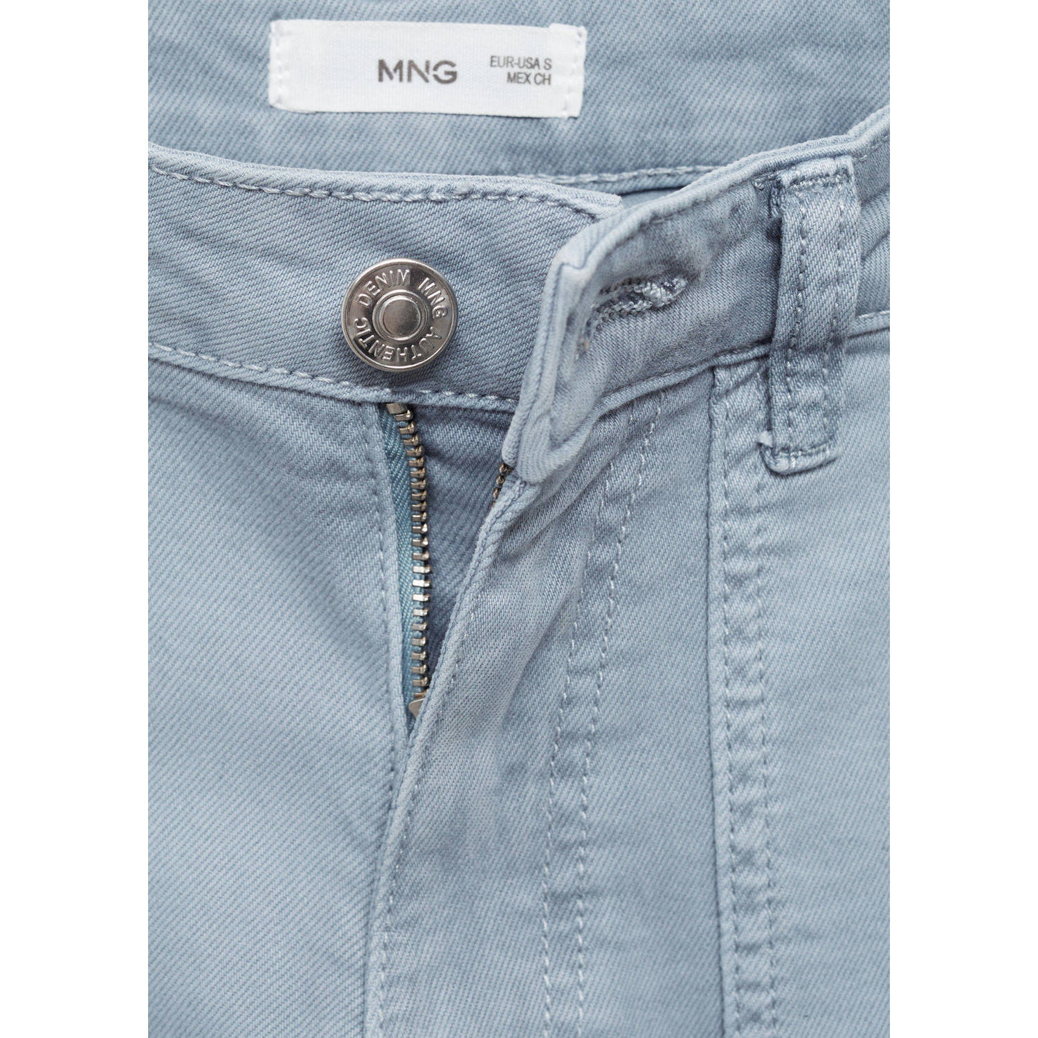 MANGO TEEN casual broek lichtblauw