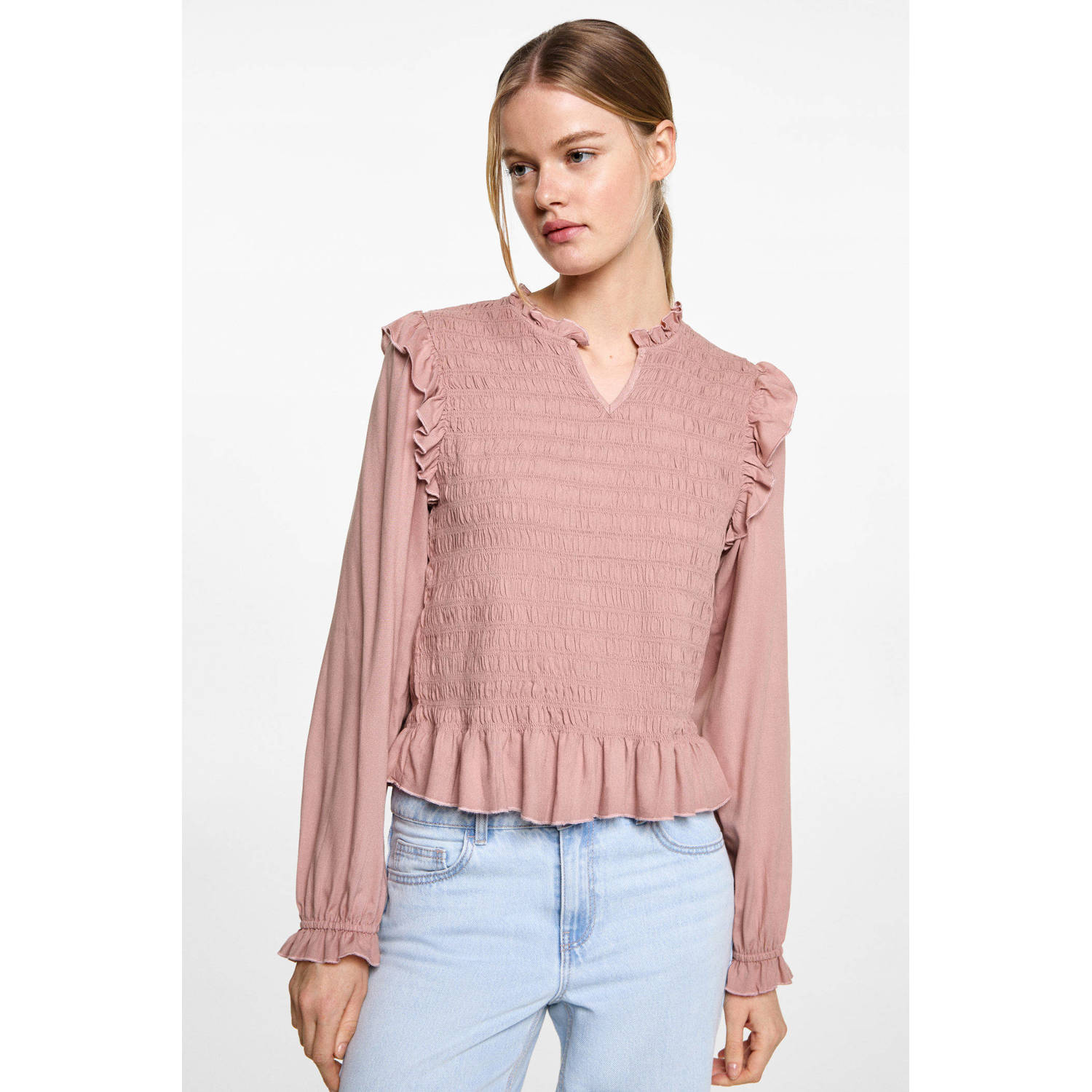 MANGO TEEN blousetop roze
