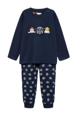   Paw Patrol pyjama met printopdruk donkerblauw