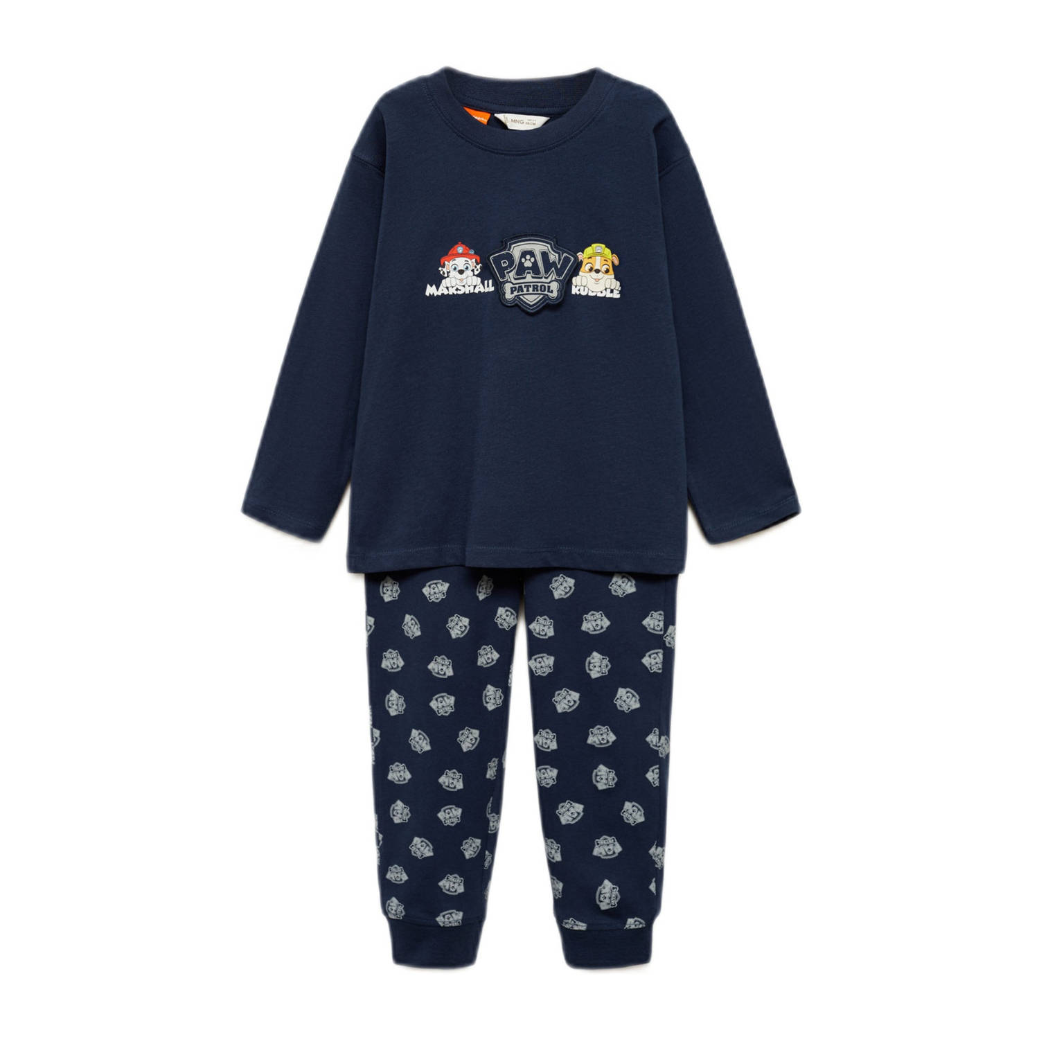 go Kids Paw Patrol pyjama met printopdruk donkerblauw