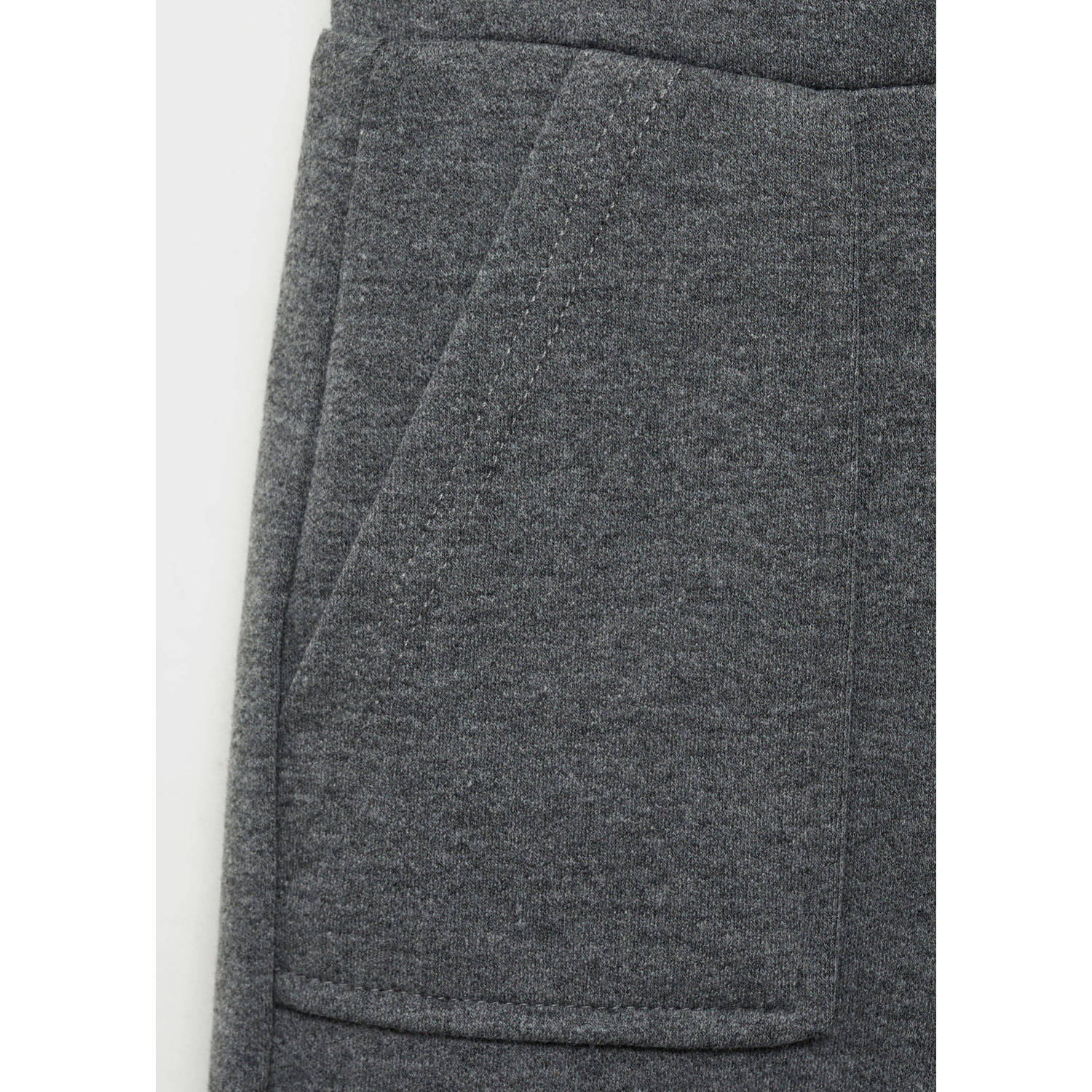 Mango Kids straight casual broek antraciet