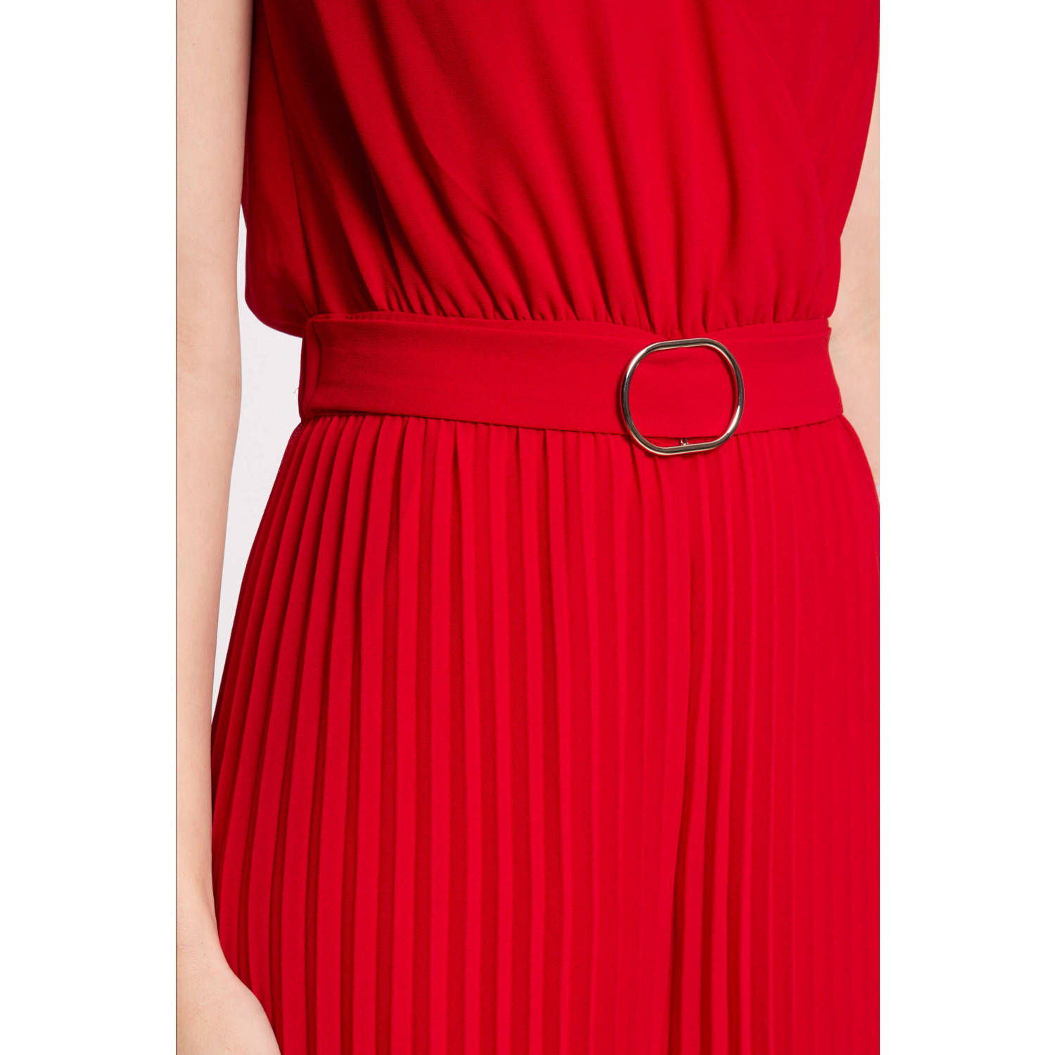Morgan wide leg jumpsuit rood