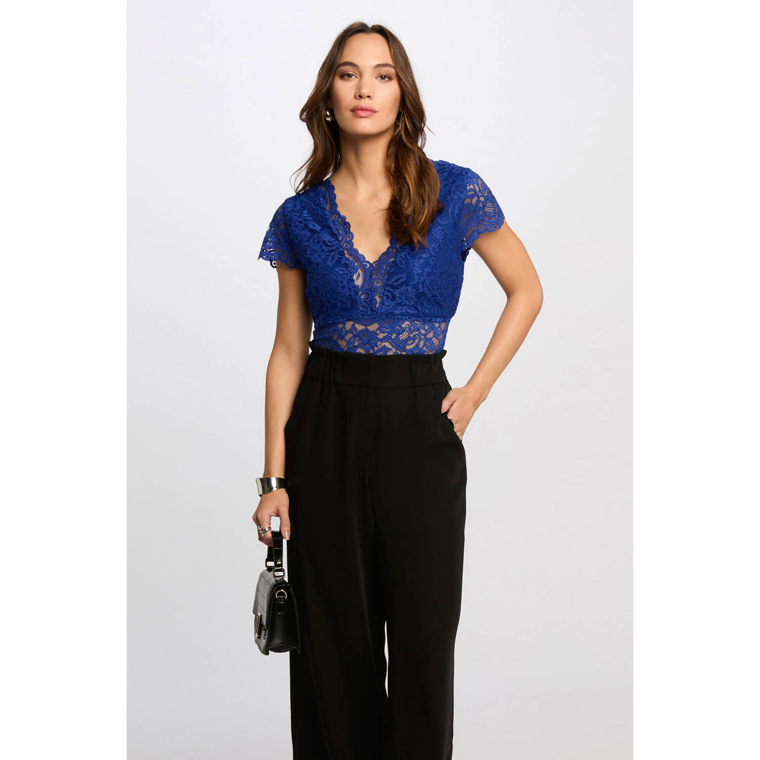Morgan top blauw