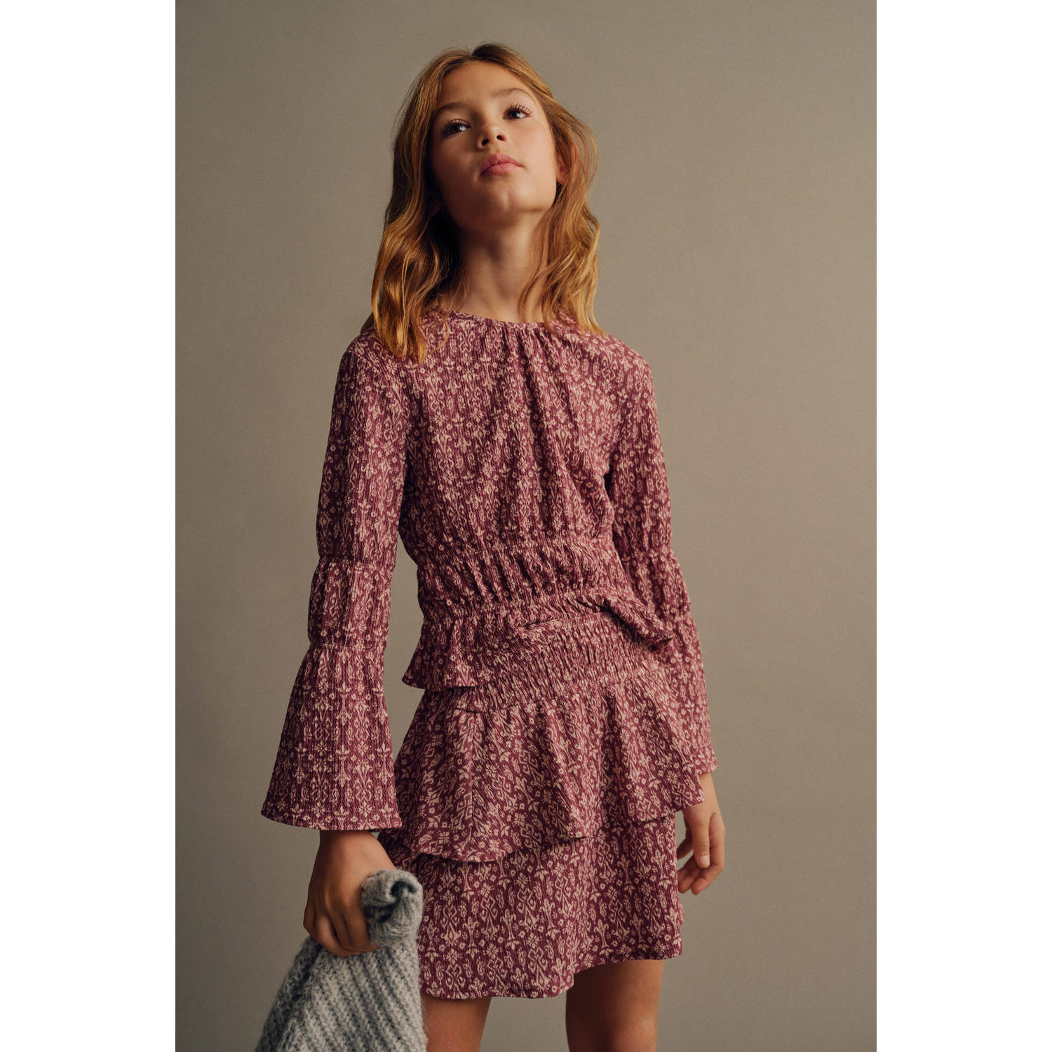 Mango Kids strokenrok donkerrood