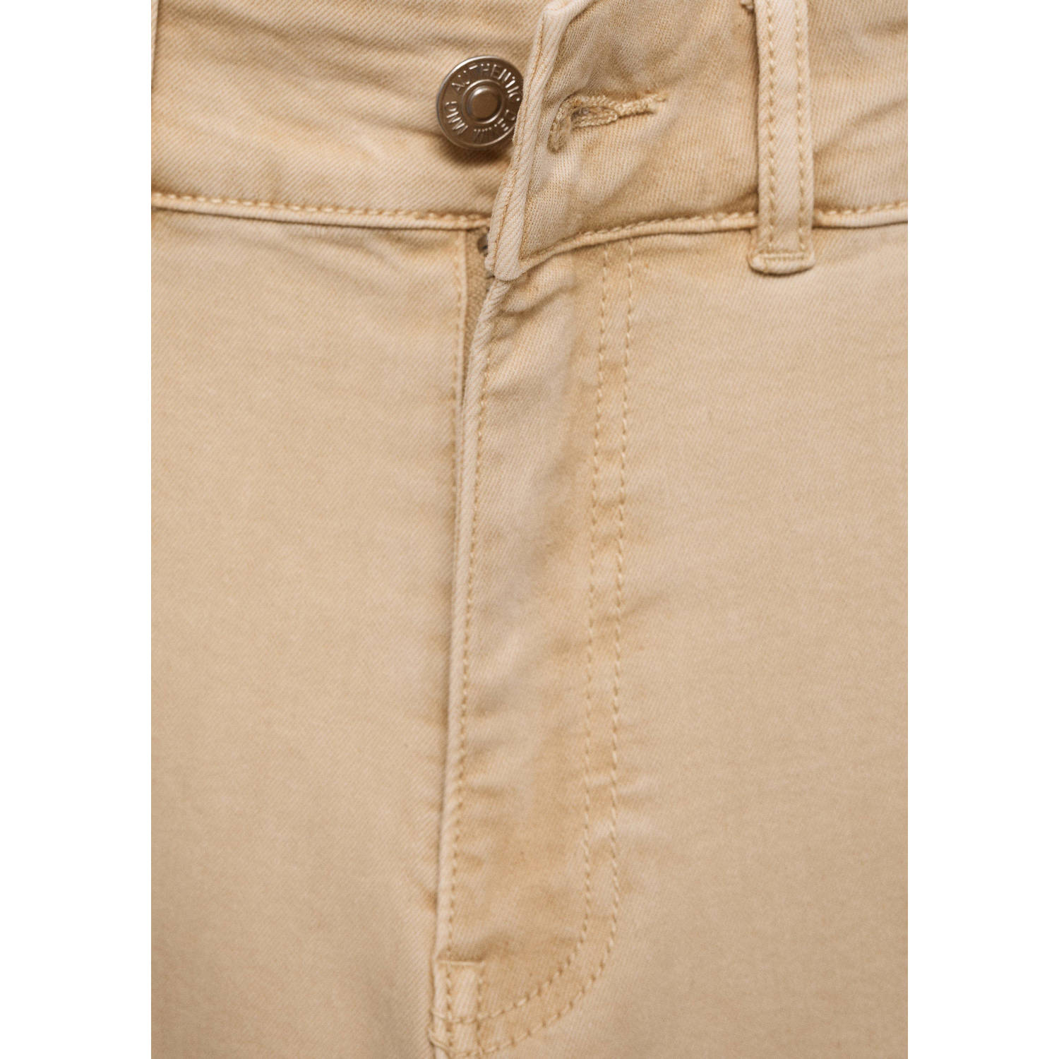 MANGO TEEN straight casual broek beige