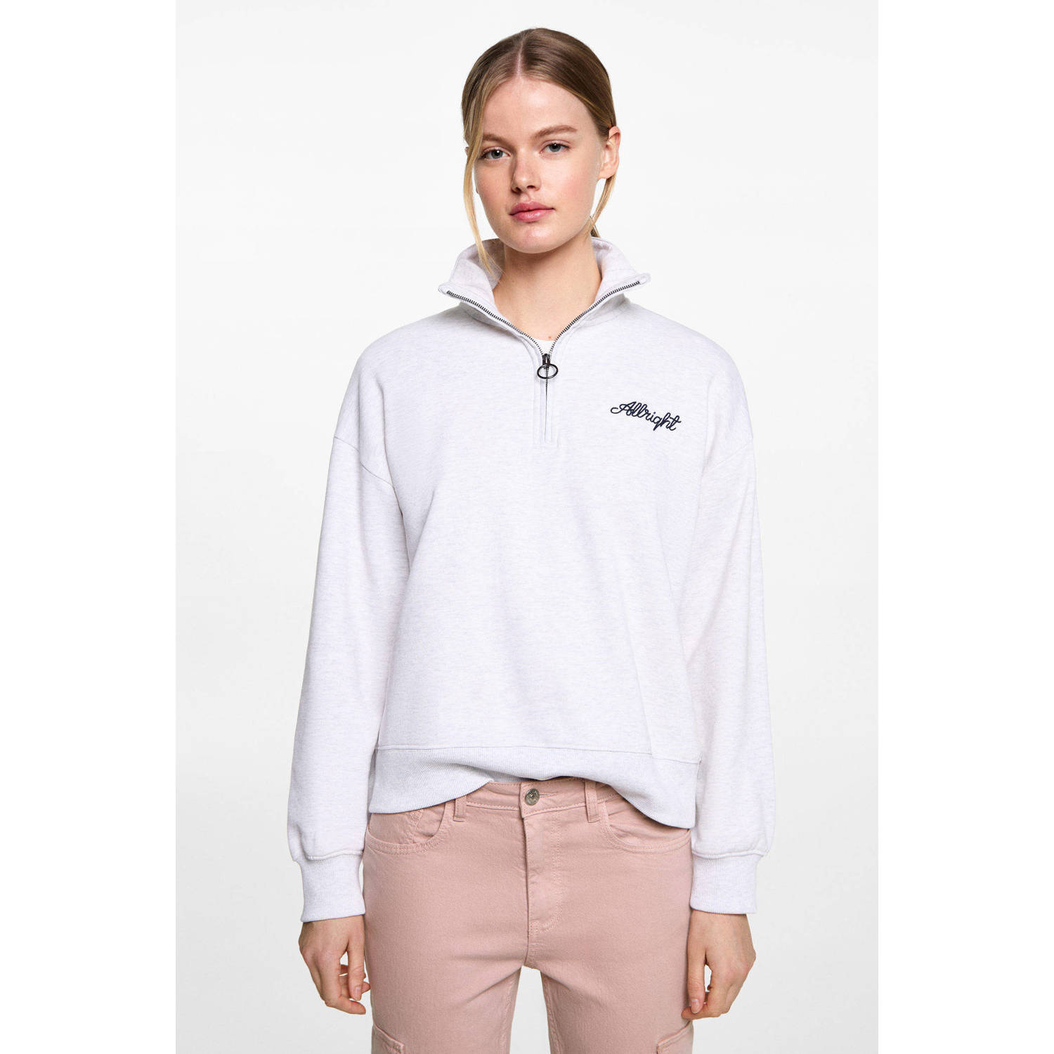 MANGO TEEN flared broek roze