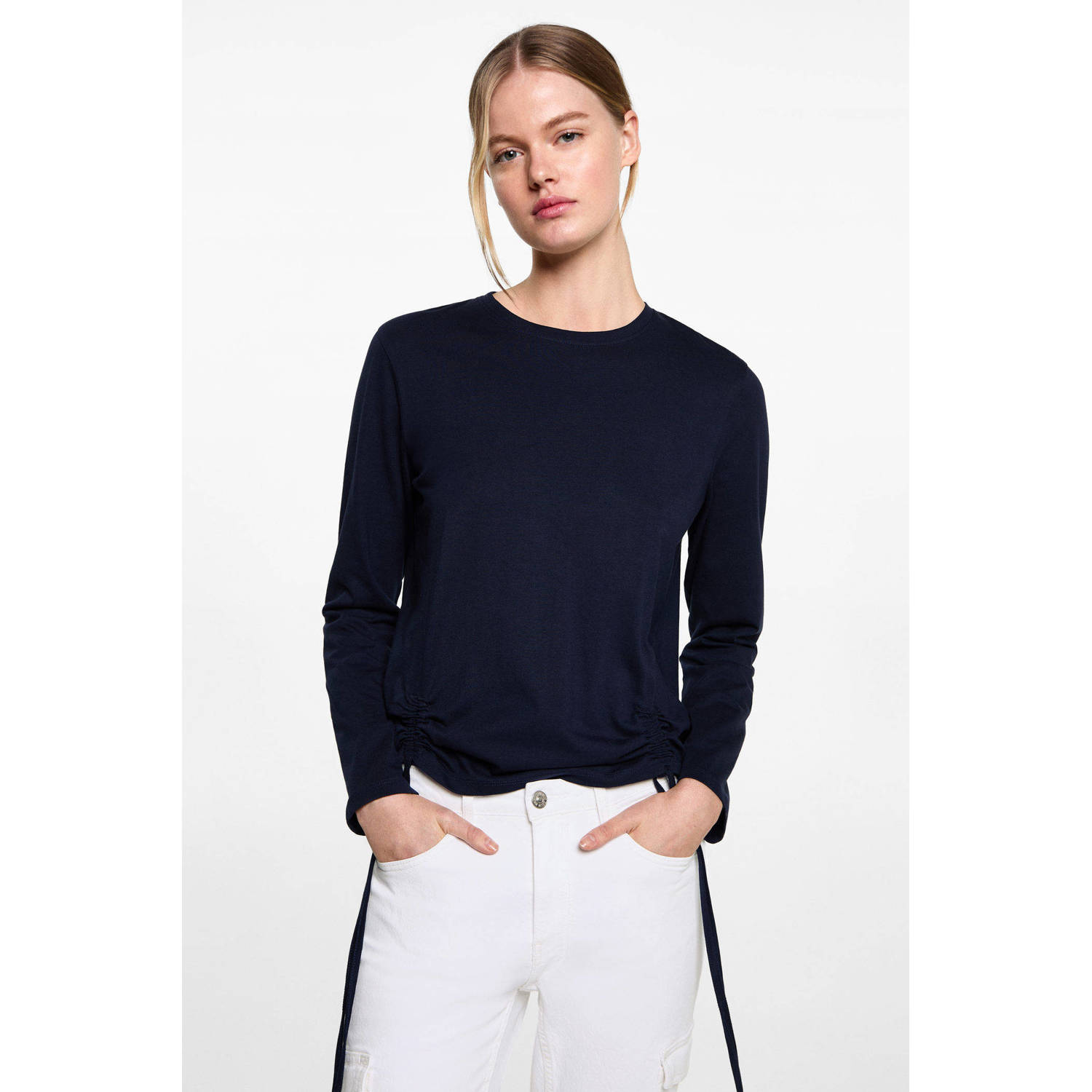 MANGO TEEN straight regular waist wit