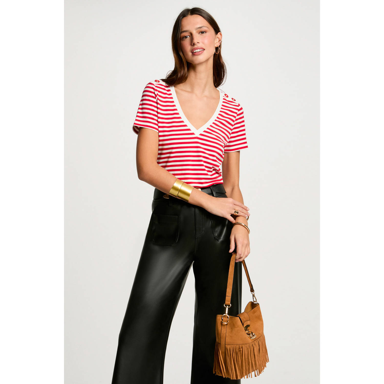 Morgan T-shirt rood