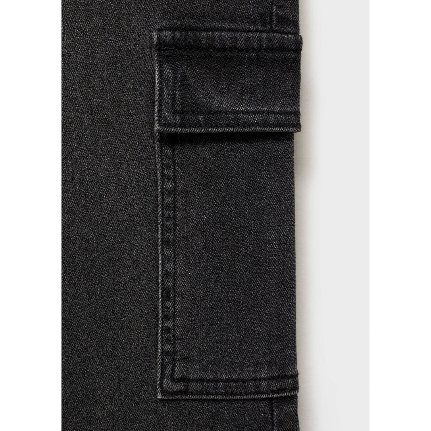 MANGO TEEN flared jeans grey denim