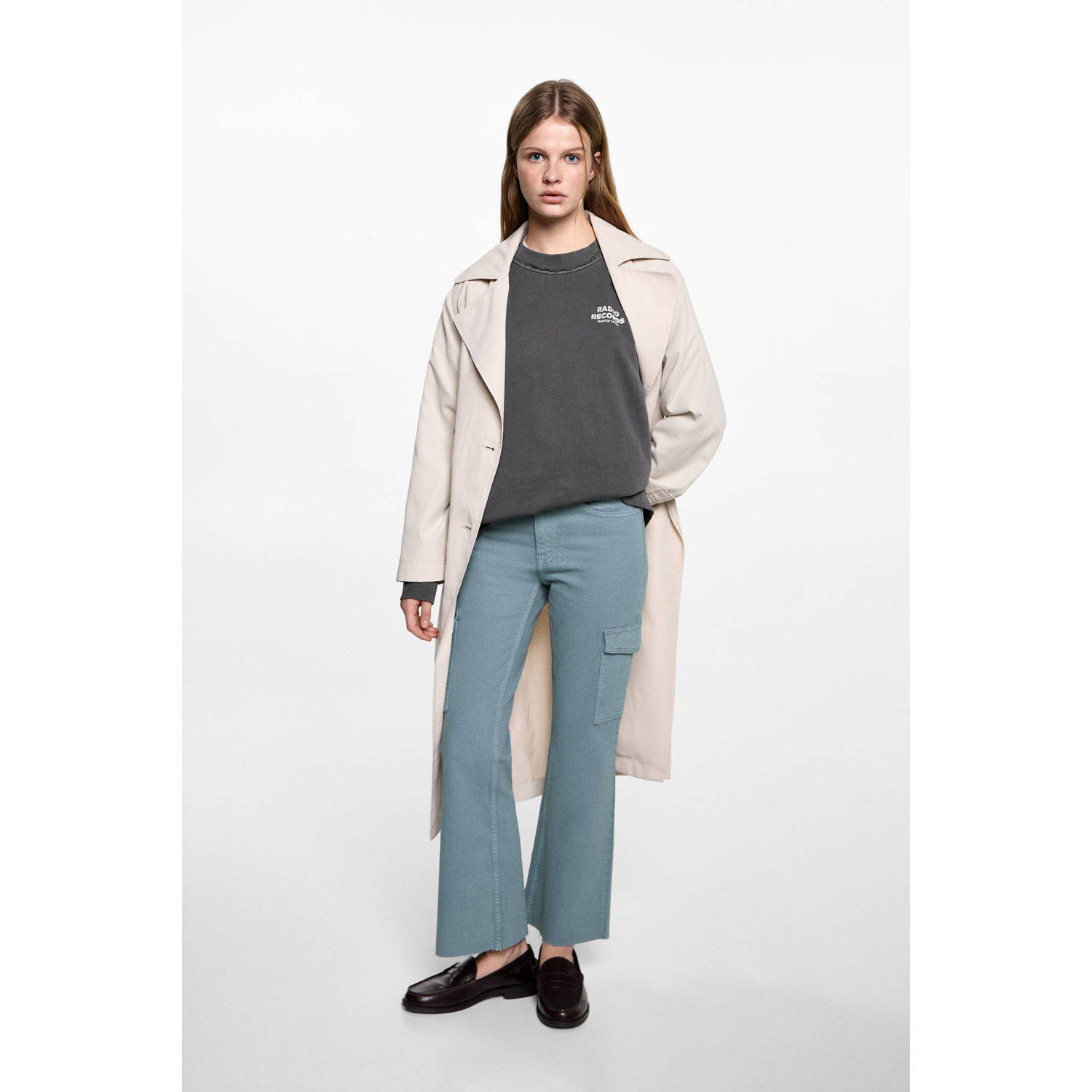 MANGO TEEN sweater antraciet