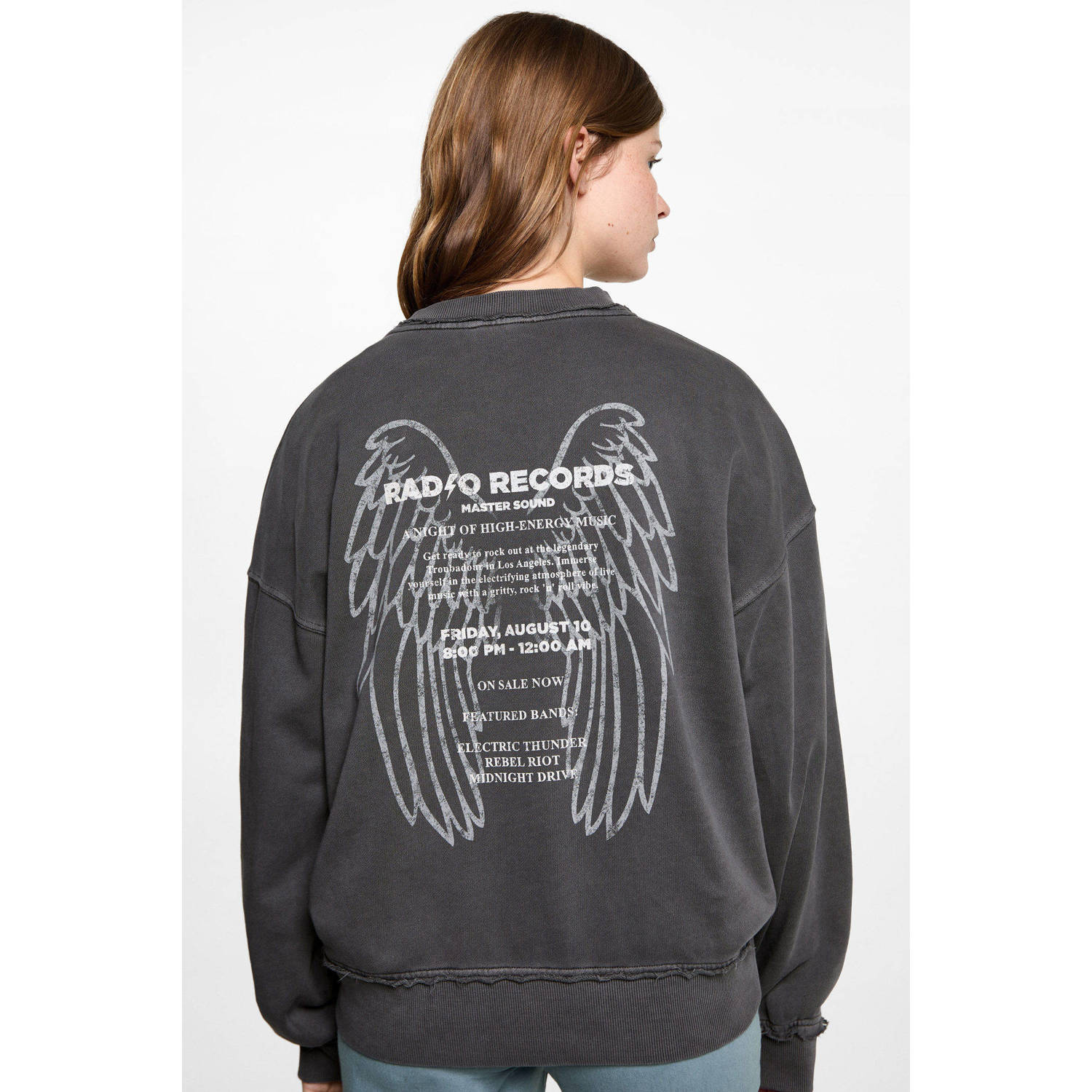MANGO TEEN sweater antraciet