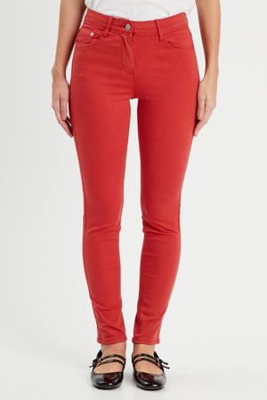 slim fit jeans rood