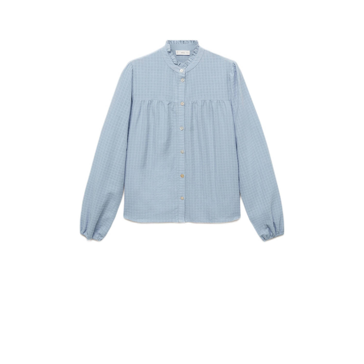 MANGO TEEN blouse lichtblauw