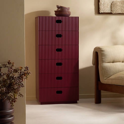 NOUS Living ladekast Zazu - Burgundy