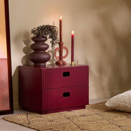NOUS Living nachtkast Zazu - Burgundy