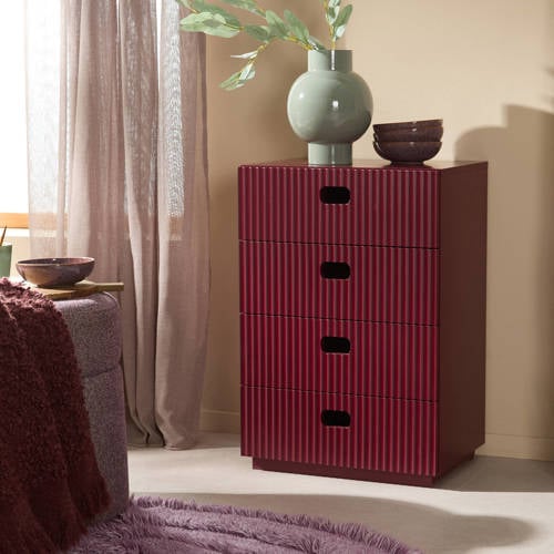 NOUS Living ladekast Zazu - Burgundy