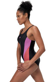 thumbnail: Speedo EnduraFlex sportbadpak Muscleback zwart/paars
