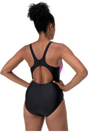 thumbnail: Speedo EnduraFlex sportbadpak Muscleback zwart/paars