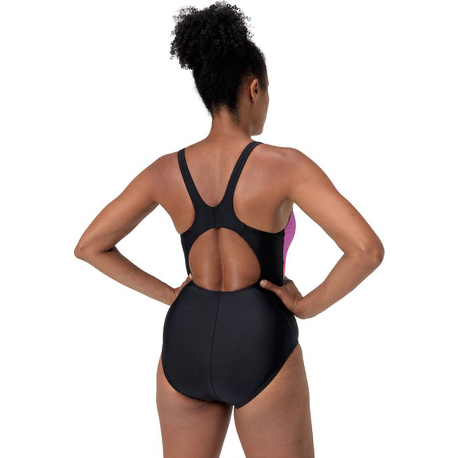 Speedo EnduraFlex sportbadpak Muscleback zwart paars