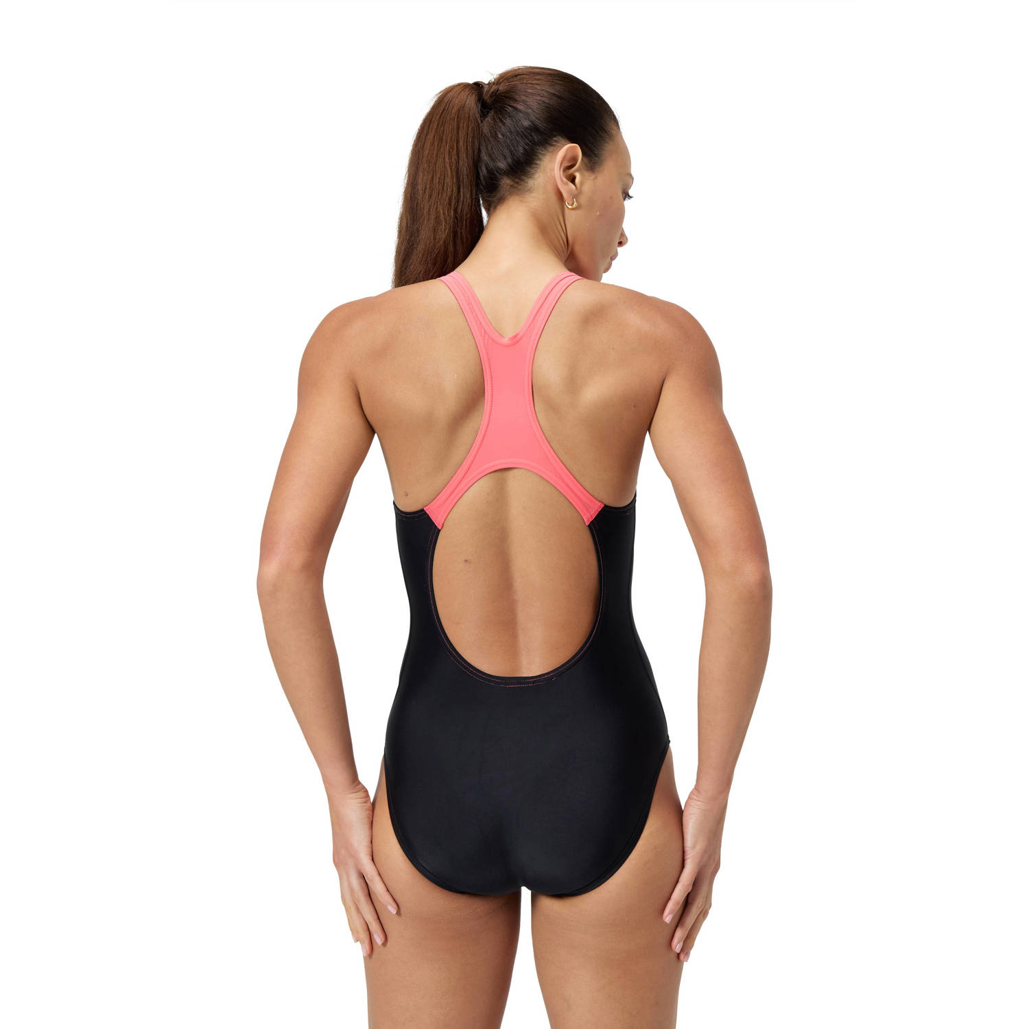 Speedo EnduraFlex sportbadpak Medley Medalist zwart oranje