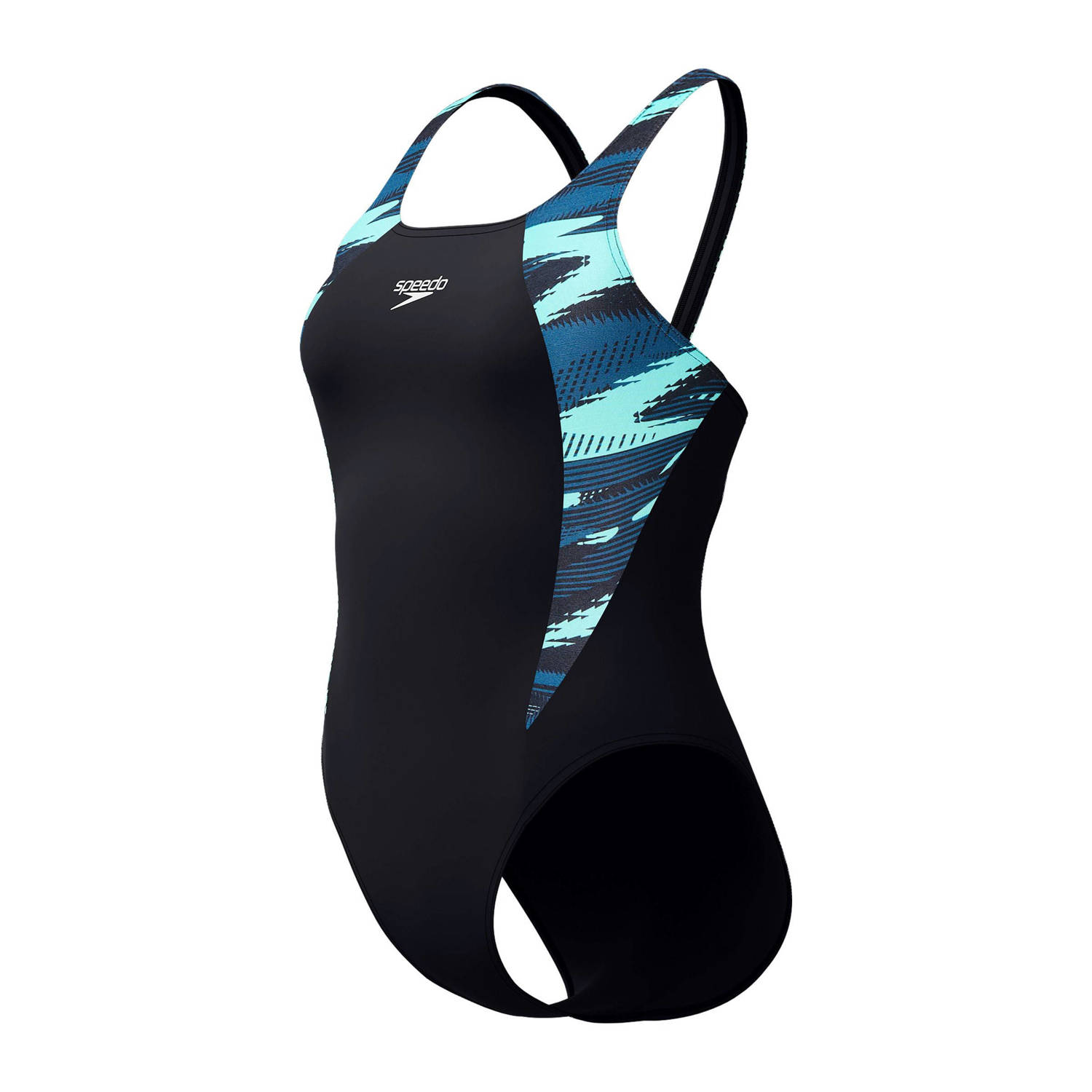 Speedo Endurance+ sportbadpak HyperBoom Splice zwart turquoise