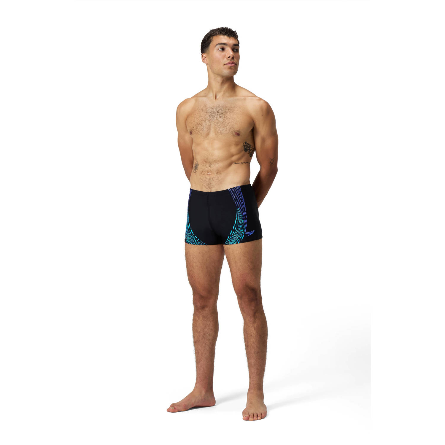 Speedo EnduraFlex zwemboxer zwart turquoise
